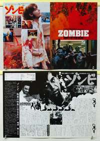 c335 DAWN OF THE DEAD Japanese 14x20 movie poster '78 George Romero