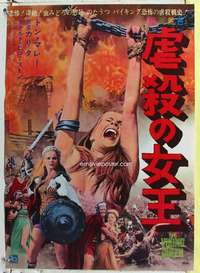 c519 VIKING QUEEN Japanese movie poster '67 sexy Carita, Don Murray