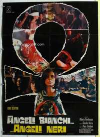 c204 WITCHCRAFT '70 large Italian photobusta movie poster '70 horror!