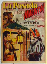 c037 JAMAICA INN Mexican movie poster '39 Alfred Hitchcock