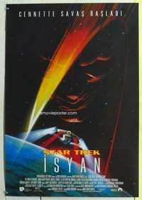 c133 STAR TREK: INSURRECTION Turkish movie poster '98 Patrick Stewart