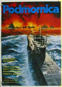 c102 DAS BOOT Yugoslavian movie poster '82 The Boat, WWII classic!