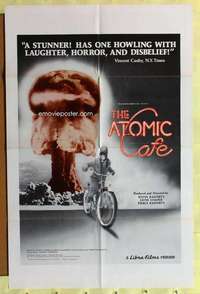 d090 ATOMIC CAFE one-sheet movie poster '82 nuclear bomb documentary!