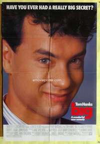 d104 BIG one-sheet movie poster '88 Tom Hanks, Elizabeth Perkins, Loggia