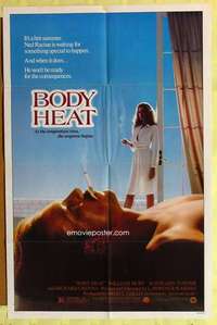 d132 BODY HEAT one-sheet movie poster '81 William Hurt, Kathleen Turner