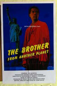 d148 BROTHER FROM ANOTHER PLANET one-sheet movie poster '84 John Sayles