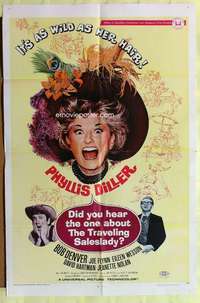 d223 DID YOU HEAR THE 1 ABOUT THE SALESLADY one-sheet movie poster '68