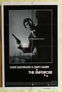 d246 ENFORCER one-sheet movie poster '77 Clint Eastwood, Dirty Harry!