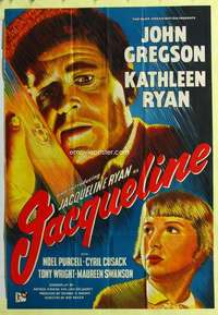 d362 JACQUELINE English one-sheet movie poster '56 Kathleen Ryan, Gregson
