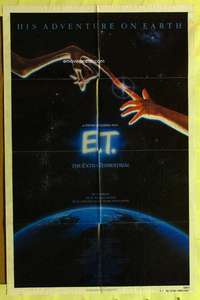 d248 ET one-sheet movie poster '82 Steven Spielberg, Drew Barrymore