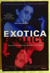 d251 EXOTICA one-sheet movie poster '95 Atom Egoyan, nightclub sex!