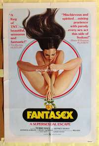 d255 FANTASEX one-sheet movie poster '76 Roberta Findlay, supersexy image!