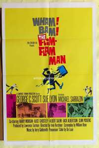 d276 FLIM-FLAM MAN one-sheet movie poster '67 Geroge Scott, Sarrazin