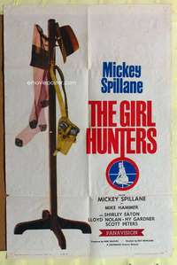 d294 GIRL HUNTERS one-sheet movie poster '63 Mickey Spillane pulp fiction!