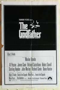 d298 GODFATHER one-sheet movie poster '72 Francis Ford Coppola, Al Pacino