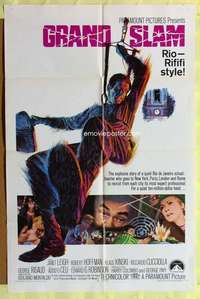 d304 GRAND SLAM one-sheet movie poster '68 Janet Leigh, Klaus Kinski