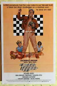 d306 GREASED LIGHTNING one-sheet movie poster '77 Richard Pryor