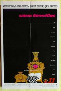 d308 GREAT CATHERINE one-sheet movie poster '68 Peter O'Toole, Mostel