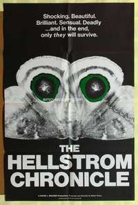 d324 HELLSTROM CHRONICLE one-sheet movie poster '71 insects & bugs!