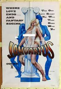 d363 JANUARIUS one-sheet movie poster '71 extremely sexy fantasy artwork!