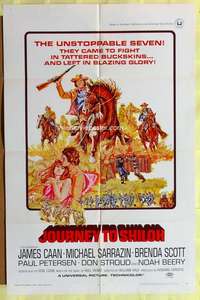 d370 JOURNEY TO SHILOH one-sheet movie poster '68 James Caan, Sarrazin