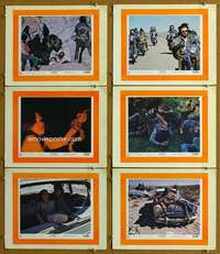 d039 WEREWOLVES ON WHEELS 6 color 8x10 movie stills '71 bikers!