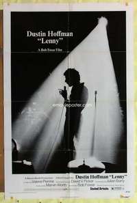 d397 LENNY one-sheet movie poster '74 Dustin Hoffman, Perrine, Bob Fosse