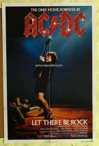 d399 LET THERE BE ROCK one-sheet movie poster '82 AC/DC, Angus Young!