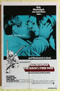 d419 MACKINTOSH MAN one-sheet movie poster '73 Paul Newman, John Huston