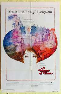 d486 MATTER OF TIME one-sheet movie poster '76 Liza Minnelli, Bergman