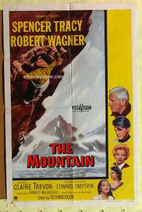 d504 MOUNTAIN one-sheet movie poster '56 Spencer Tracy, Robert Wagner