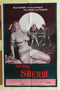 d532 NURSE SHERRI one-sheet movie poster '77 sex, pleasure and terror!