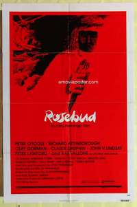 d630 ROSEBUD one-sheet movie poster '75 Otto Preminger, Peter O'Toole