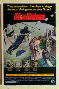 d693 SKY RIDERS style A one-sheet movie poster '76 Coburn, Susannah York