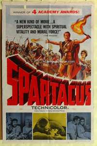 d708 SPARTACUS one-sheet movie poster '61 Stanley Kubrick, Kirk Douglas