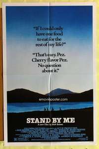 d729 STAND BY ME one-sheet movie poster '86 Rob Reiner, Cherry Pez style!