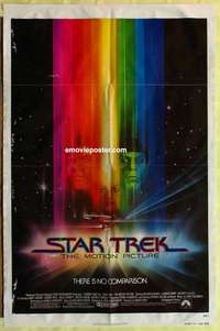 d732 STAR TREK advance one-sheet movie poster '79 Shatner, Bob Peak art!