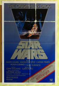 d733 STAR WARS 1sh movie poster R82 George Lucas sci-fi classic!
