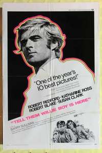 d788 TELL THEM WILLIE BOY IS HERE one-sheet movie poster '70 Robert Redford