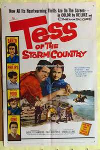 d801 TESS OF THE STORM COUNTRY one-sheet movie poster '60 Diane Baker