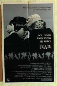 d859 TRIBUTE one-sheet movie poster '80 Jack Lemmon, Robby Benson