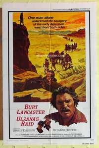 d886 ULZANA'S RAID one-sheet movie poster '72 Burt Lancaster western!