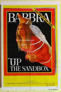 d906 UP THE SANDBOX one-sheet movie poster '73 classic Amsel Time parody!