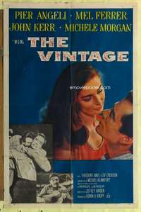 d921 VINTAGE one-sheet movie poster '57 Pier Angeli, Mel Ferrer