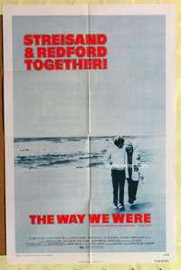 d938 WAY WE WERE one-sheet movie poster '73 Barbra Streisand, Redford
