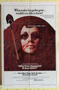 d944 WHAT EVER HAPPENED TO AUNT ALICE one-sheet movie poster '69 Page