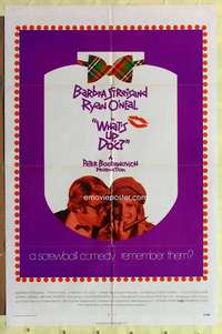 d949 WHAT'S UP DOC style C one-sheet movie poster '72 Streisand