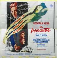 e073 INNOCENTS six-sheet movie poster '62 Deborah Kerr, Michael Redgrave