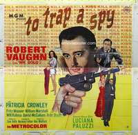 e005 TO TRAP A SPY six-sheet movie poster '66 Robert Vaughn, Man from UNCLE