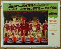 f244 ABBOTT & COSTELLO MEET DR JEKYLL & MR HYDE movie lobby card #5 '53